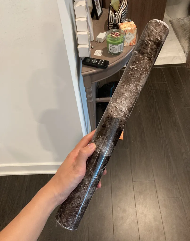 Black Marble Contact Paper photo 1