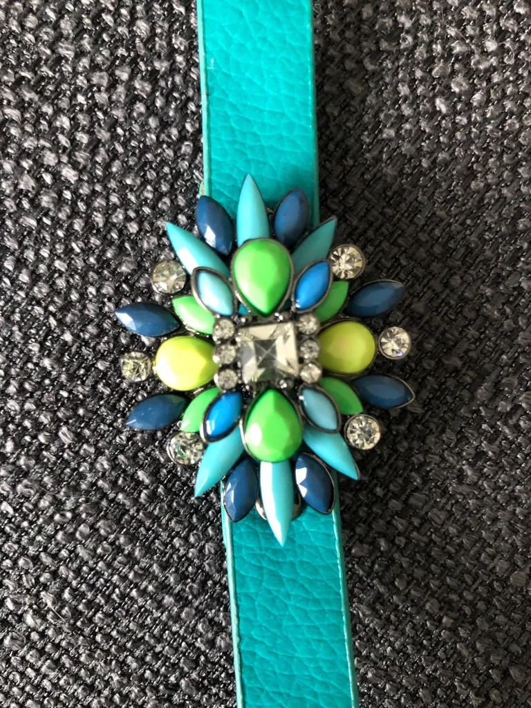 Blue And Green Beaded Bracelet photo 1