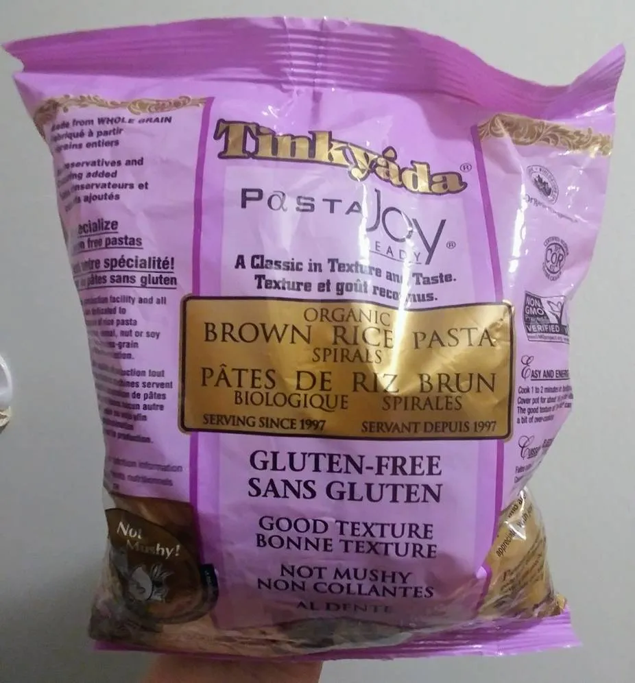 PastaJoy Organic gluten free brown rice pasta spirals photo 1