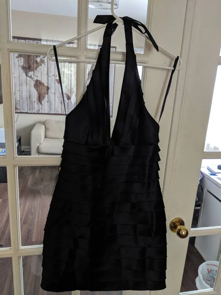 Classic Black BCBG Dress Sz 8 photo 1