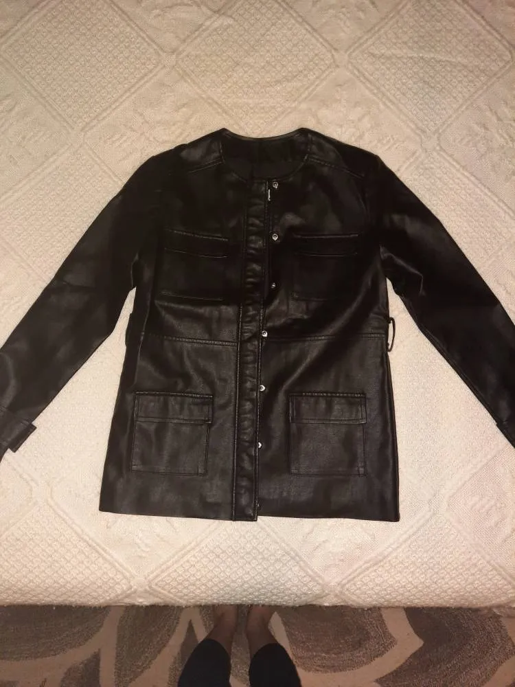 Faux Leather Jacket photo 1