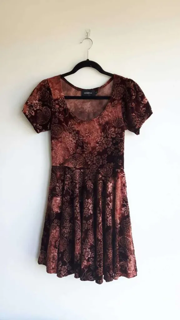 MINKPINK Cut Velvet Dress, Size M photo 1