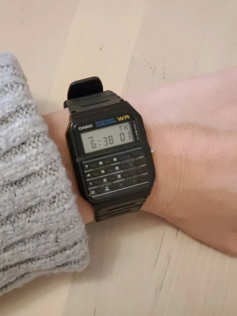 Casio Watch With Calculator photo 1