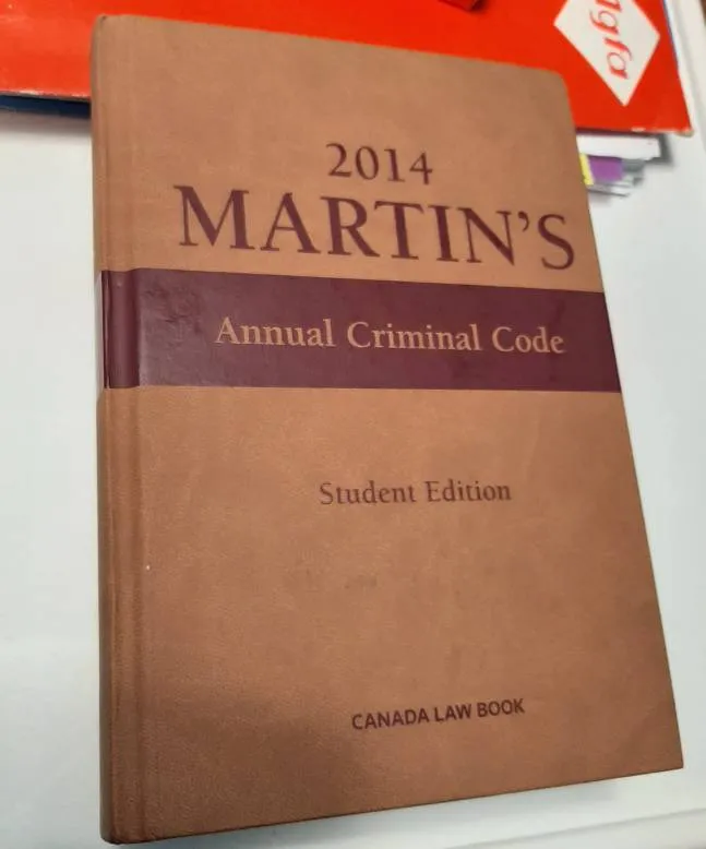 2014 Martin's Annual Criminal Code photo 1