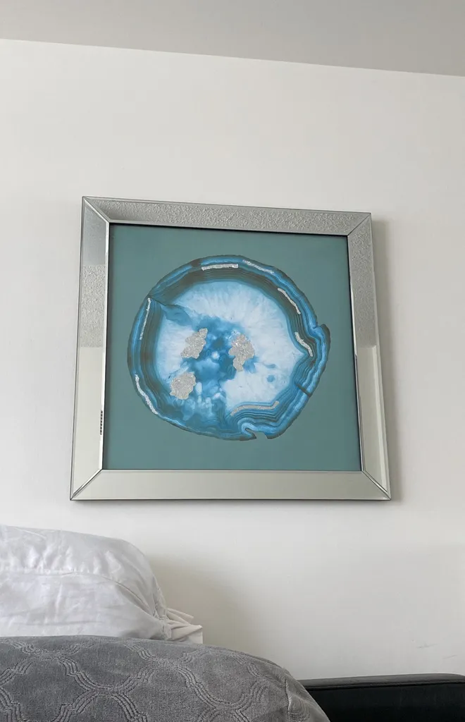 beveled Mirrored Geode Art photo 1