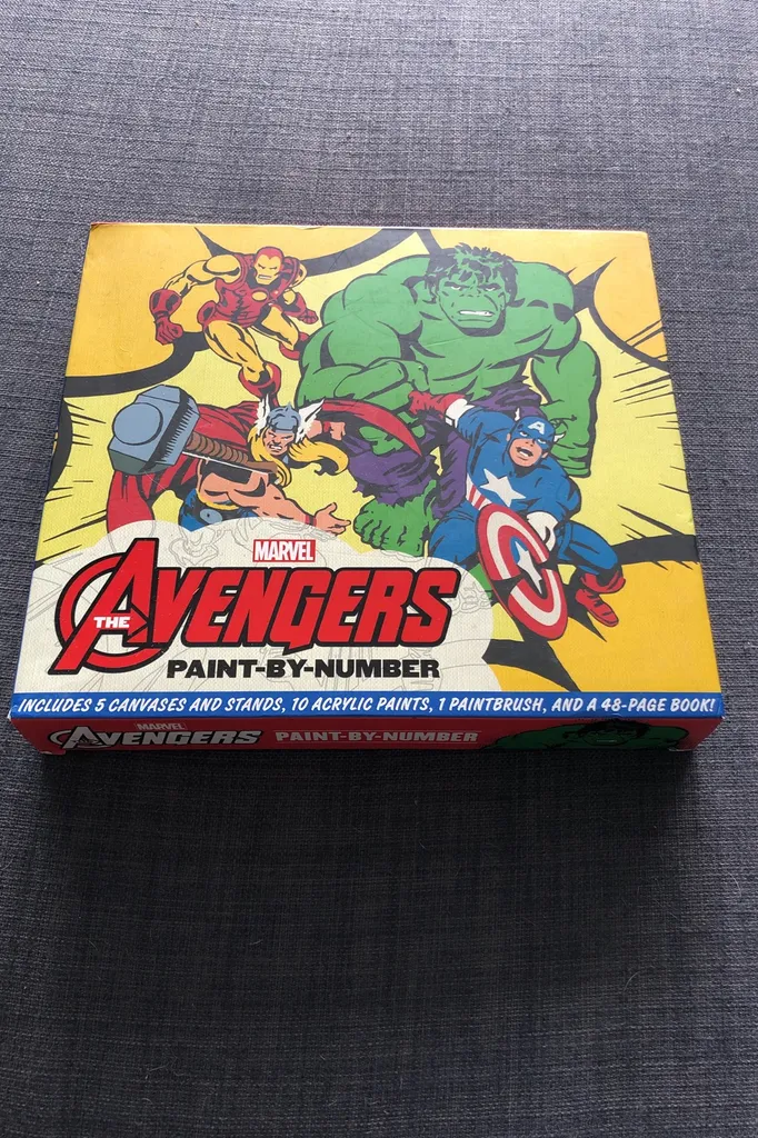Avengers Paint By Number Kit BNIB photo 1