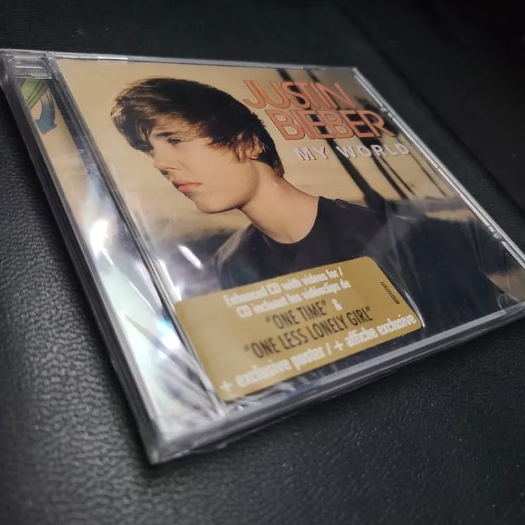 Justin Bieber 'My World' CD w/ Poster Inside photo 1