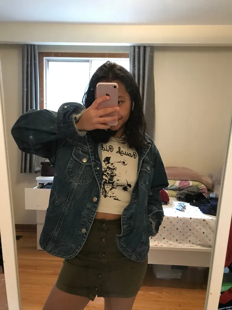 Vintage Oversized Jean Jacket photo 1
