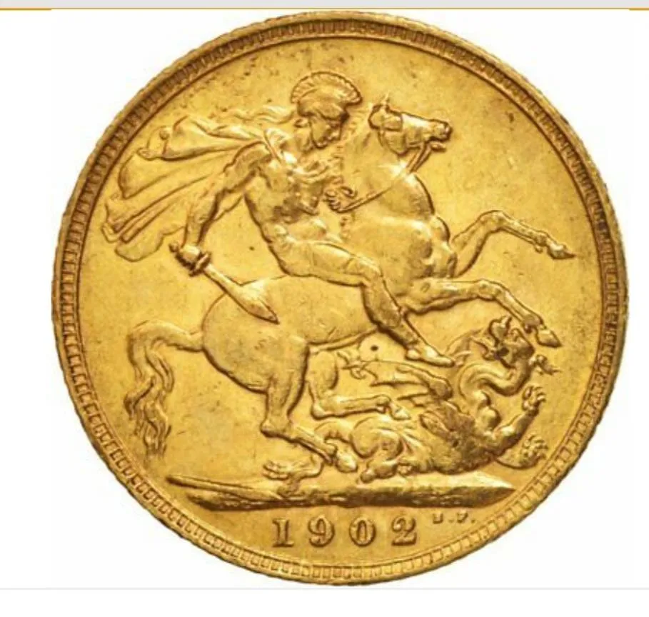 1902 GOLD 22K Sovereign photo 1