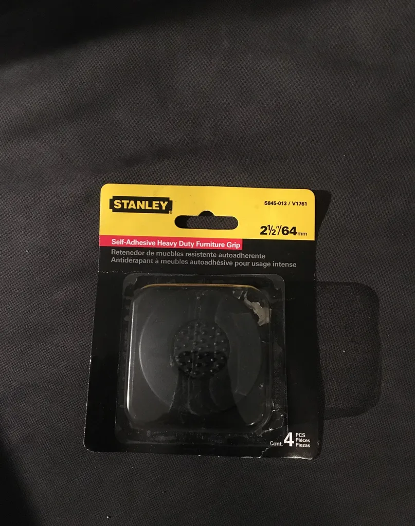 Two Self Adhesive Heavy Duty Furniture Grips photo 1