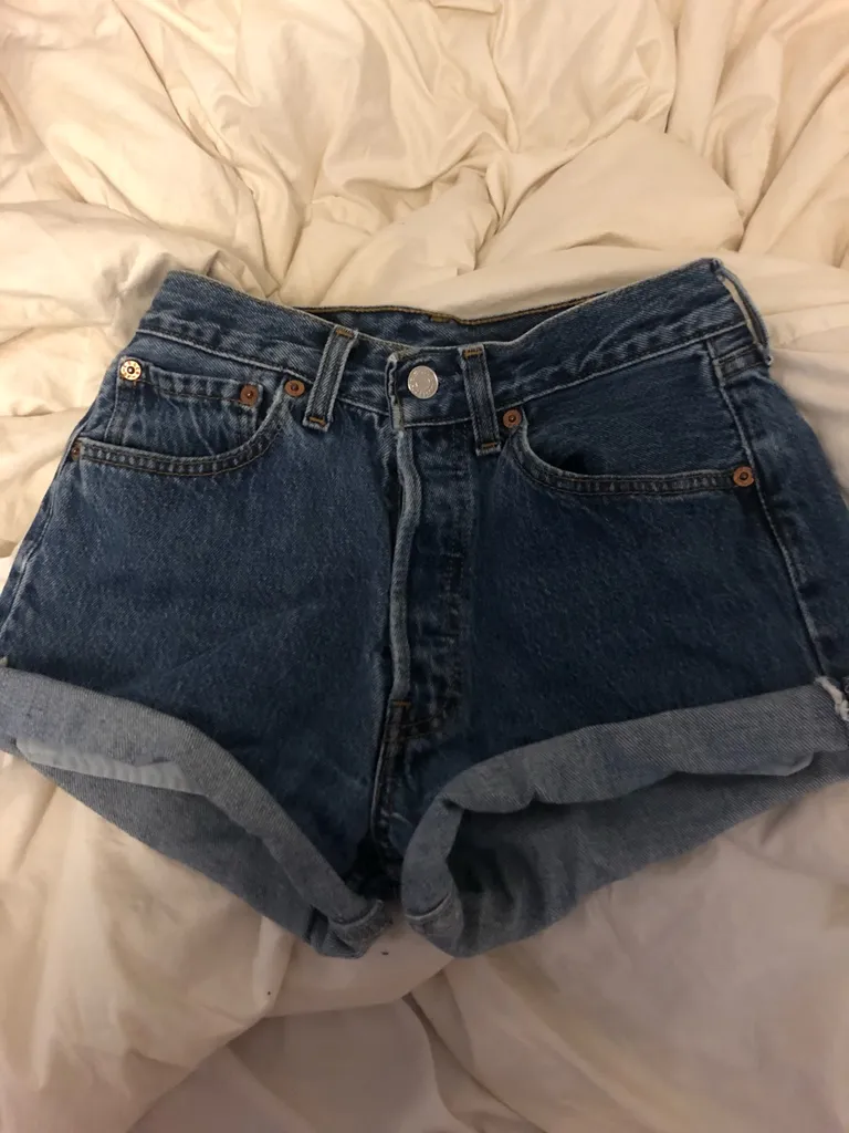 UO Vintage Levi’s 501 Denim Shoets photo 1