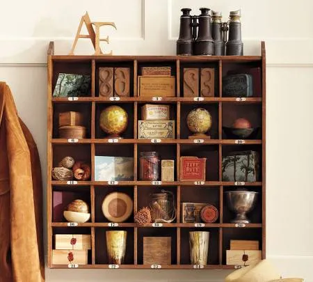 Wooden Cubby Display Shelf photo 1