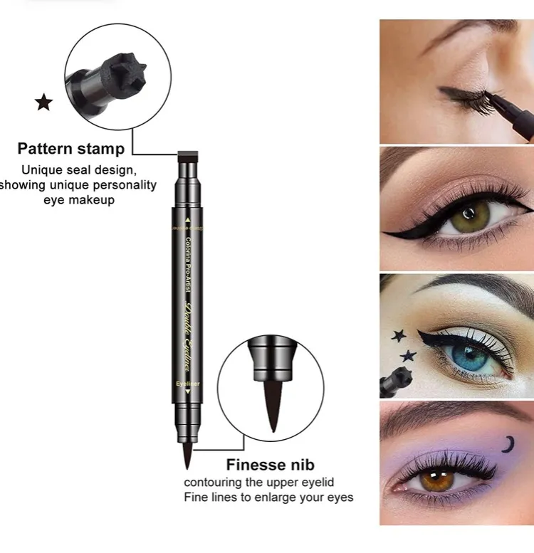 Smiley eyeliner stamp photo 1