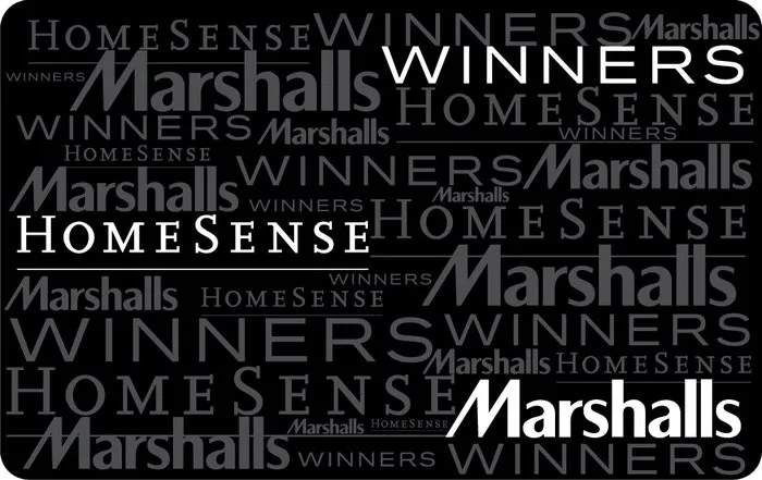 $56.87 Winners / Marshalls / Homesense Gift Card / GC photo 1