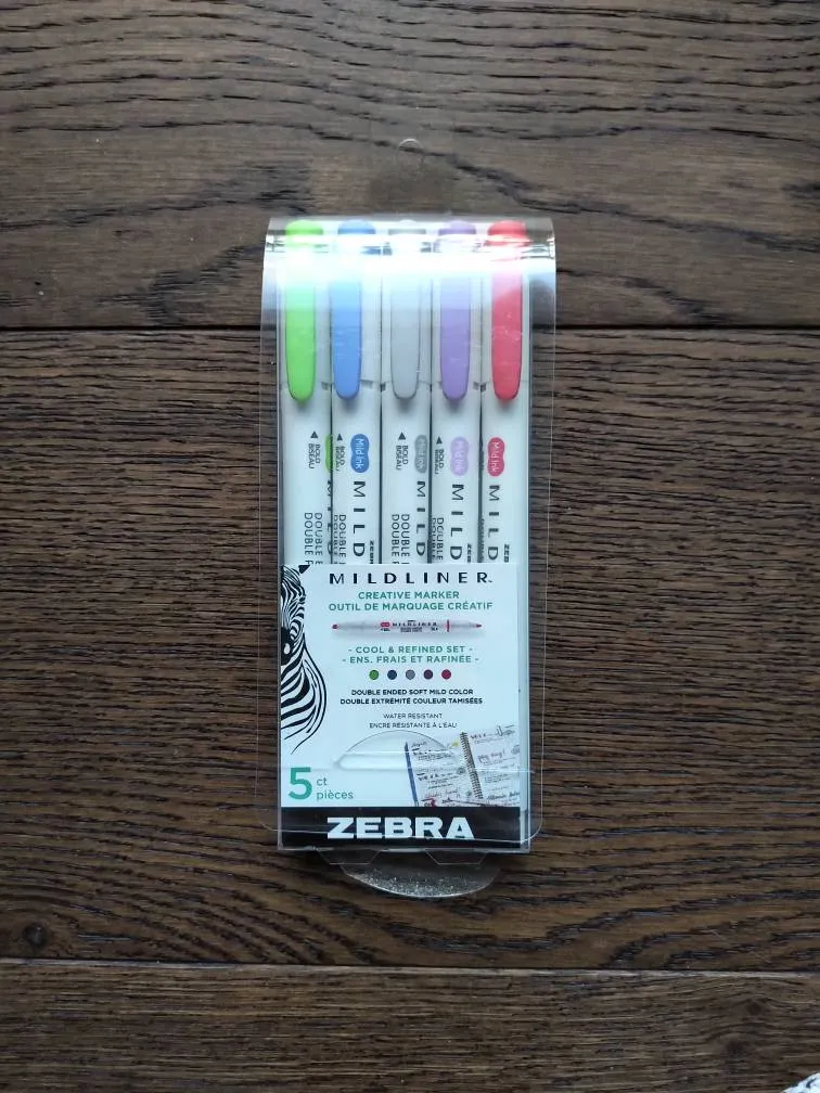 Zebra Midliner Marker Set photo 1