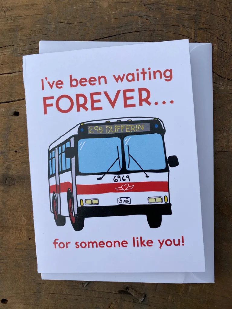 Dufferin / Sufferin Bus Greeting Card photo 1