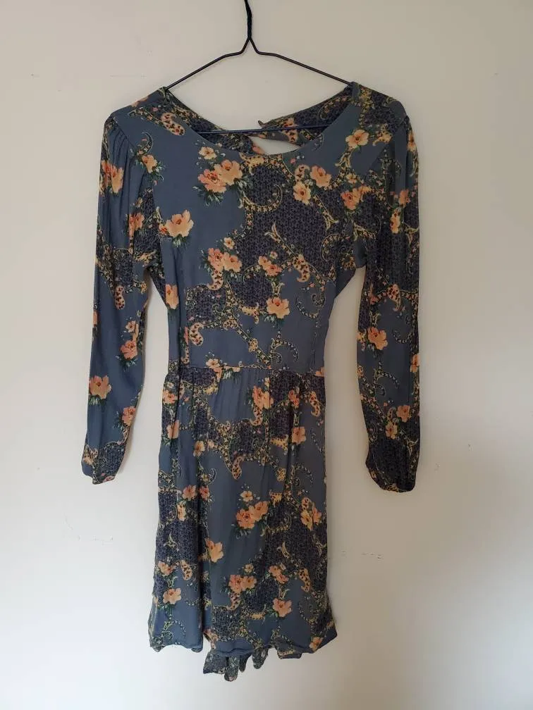 Floral Dress - Open Back photo 1