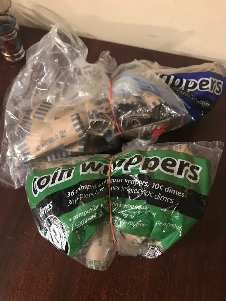 Coin Wrappers, Nickles And Dimes photo 1