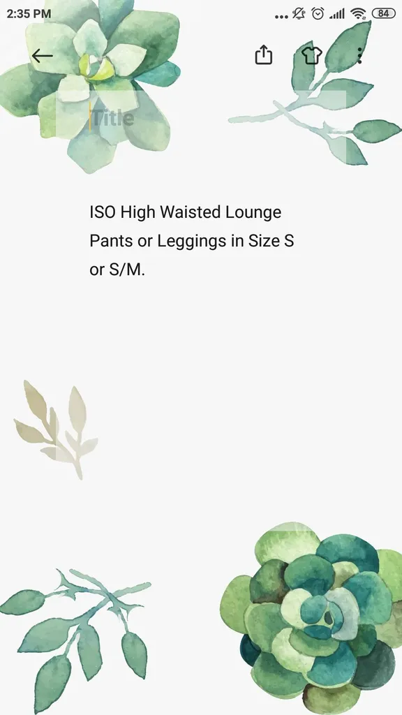 ISO Lounge Pants Or Leggings photo 1