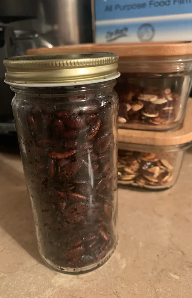 Smokey Homemade Unshelled Pumpkin Seeds photo 1