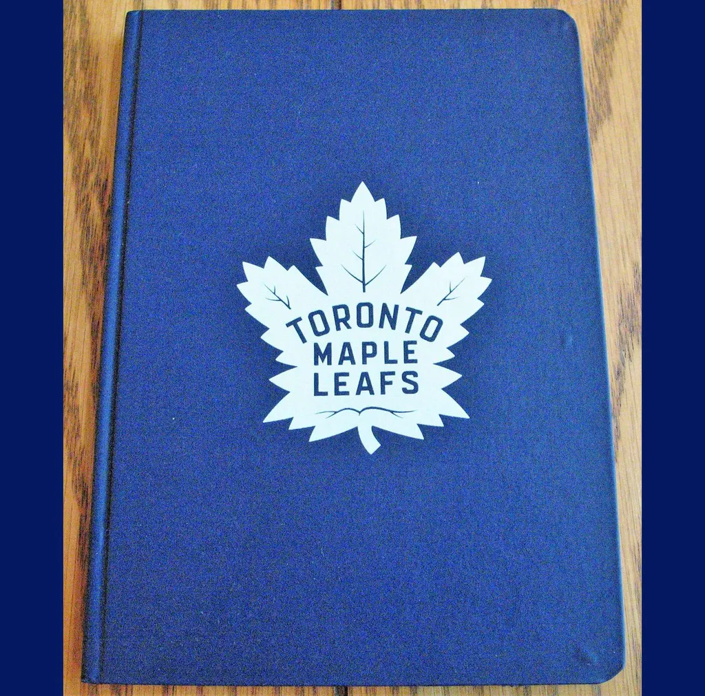 Hardcovered Toronto Maple Leafs Notebook Or Diary photo 1