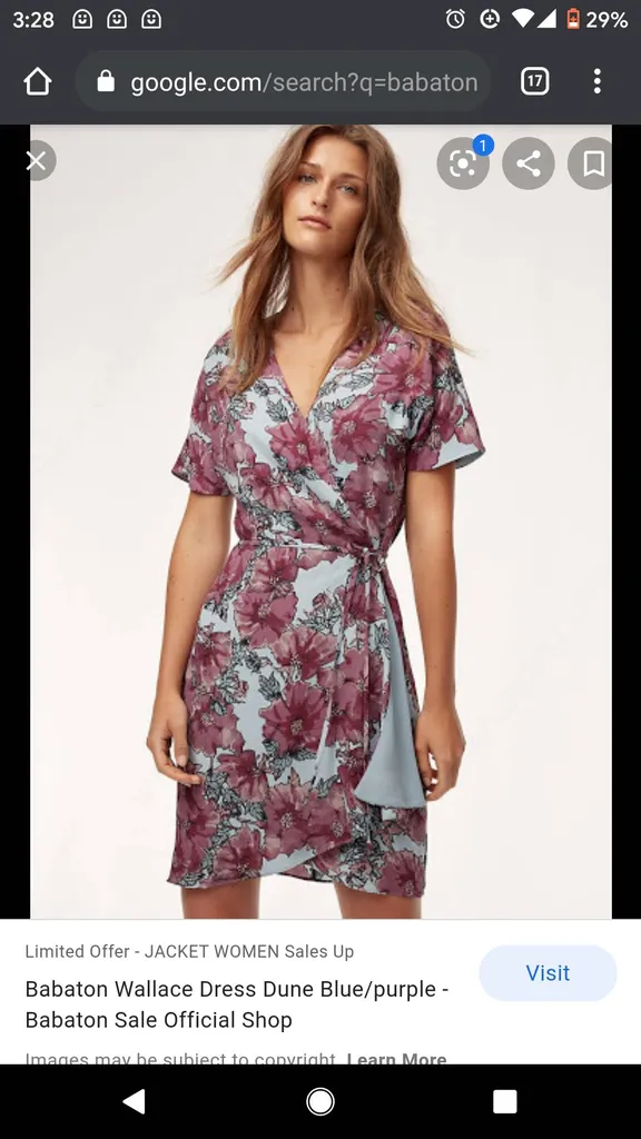 BNWOT Babaton Wallace Dress photo 1