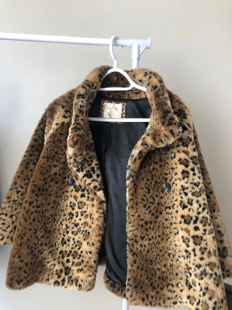 Vintage Free People Cheetah Print Jacket photo 1