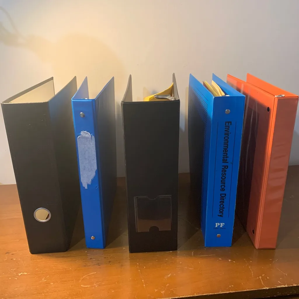 Assorted Binders photo 1