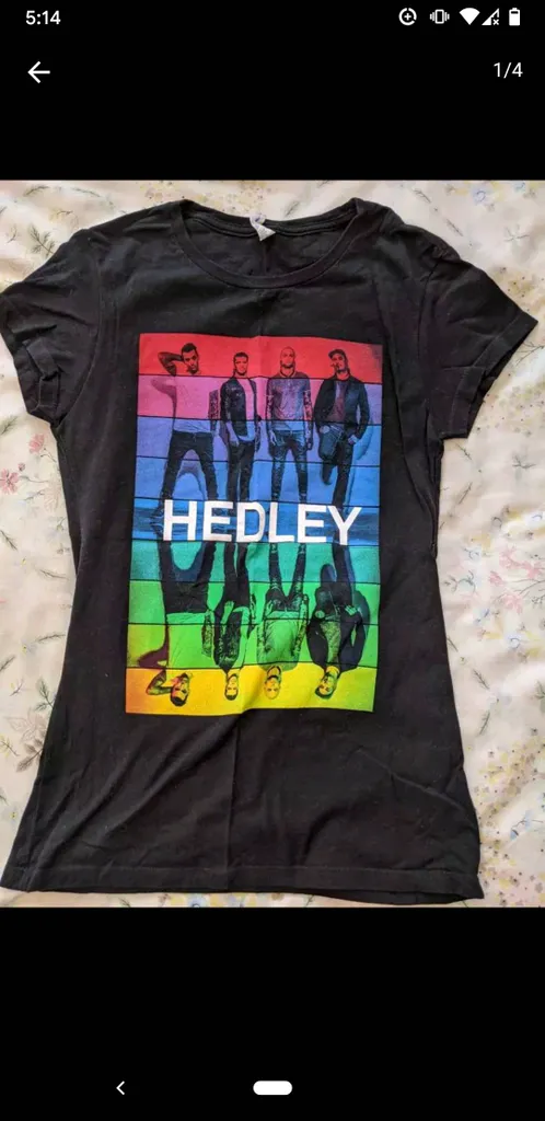 Concert T-shirt - Hedley Wild Live Tour 2014 photo 1