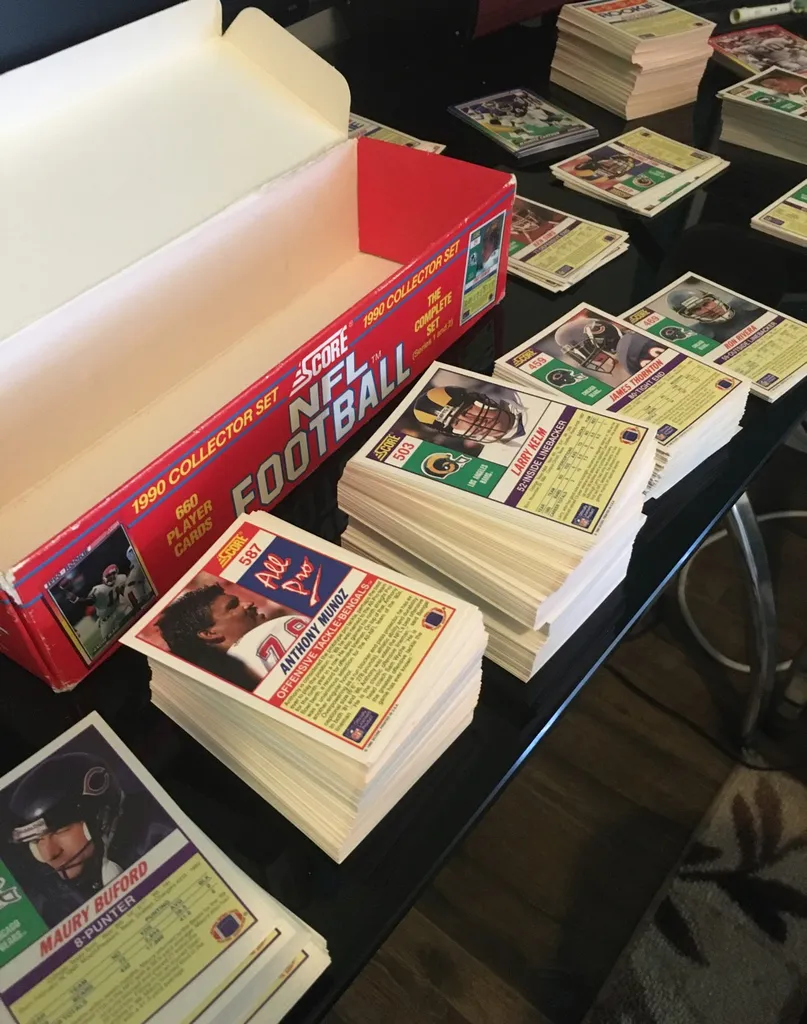 NFL Score Football Cards, 1990 photo 1