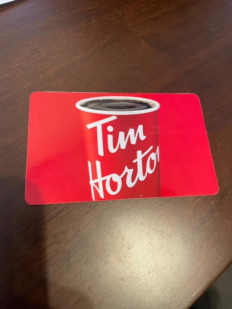 Tim Hortons Gift Card photo 1