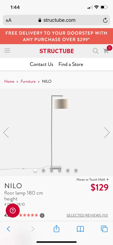 Structube Nilo Lamp photo 1