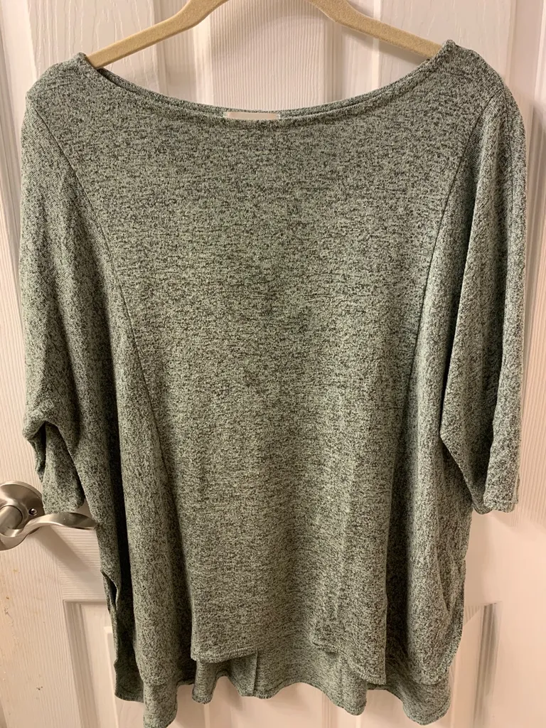 Sage Green And Black Lightweight Shirt photo 1