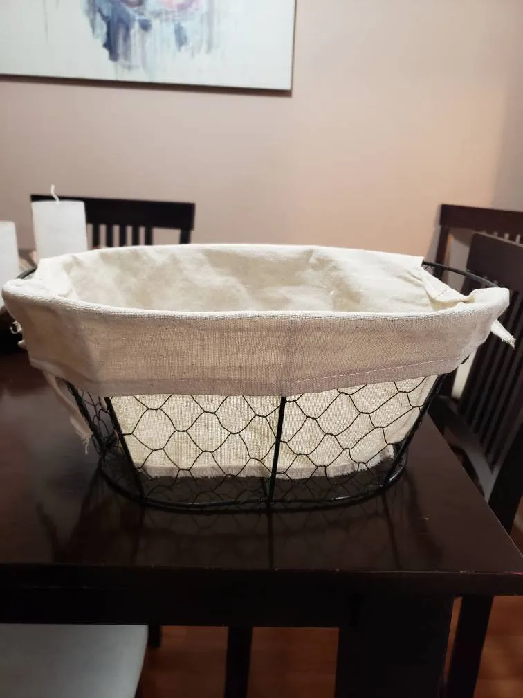 Wire Basket With Cloth photo 1