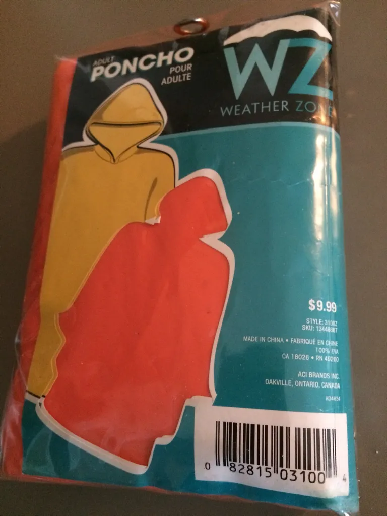 Rain Poncho BNIP photo 1