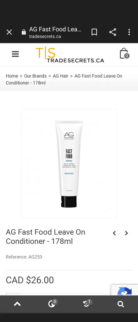 AG Hair Care FAST FOOD photo 1