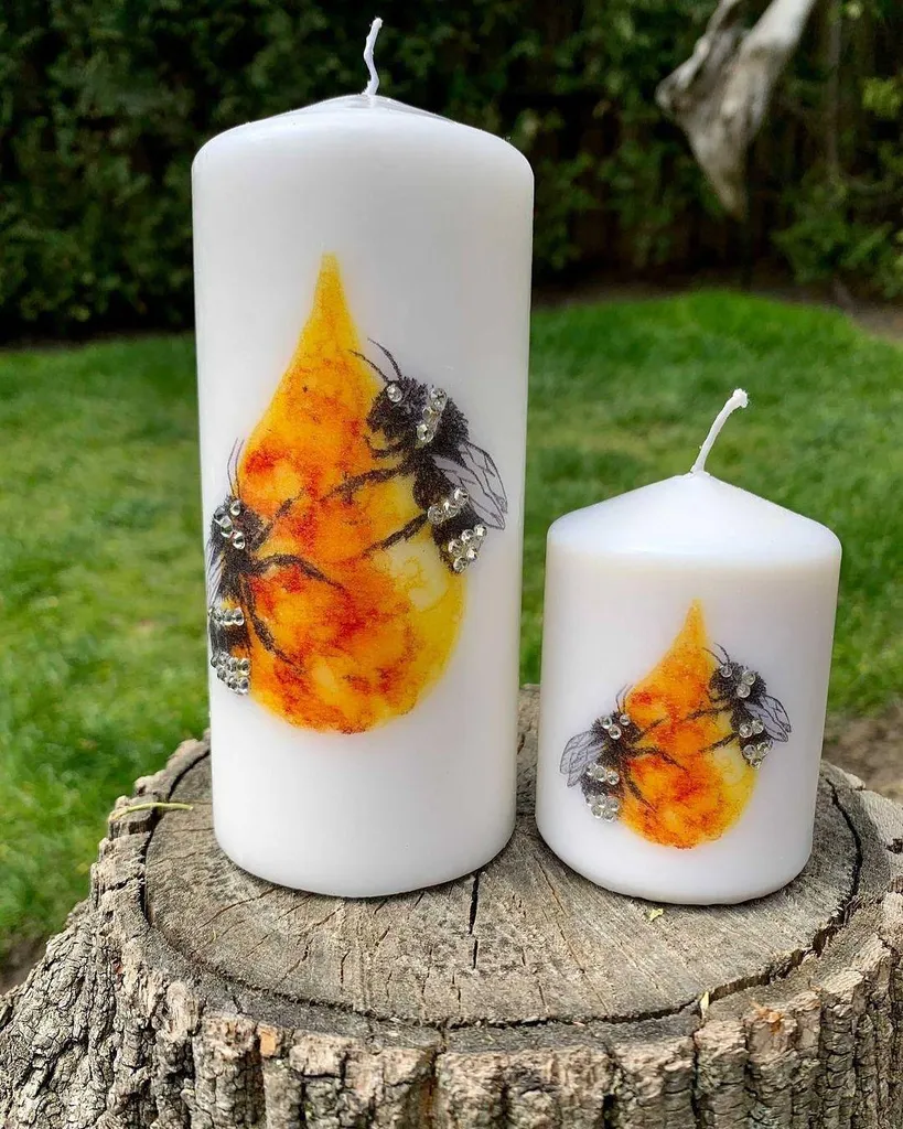 🐝Stunning Vegan  Soy Busy BEE Candles, All Natural photo 1