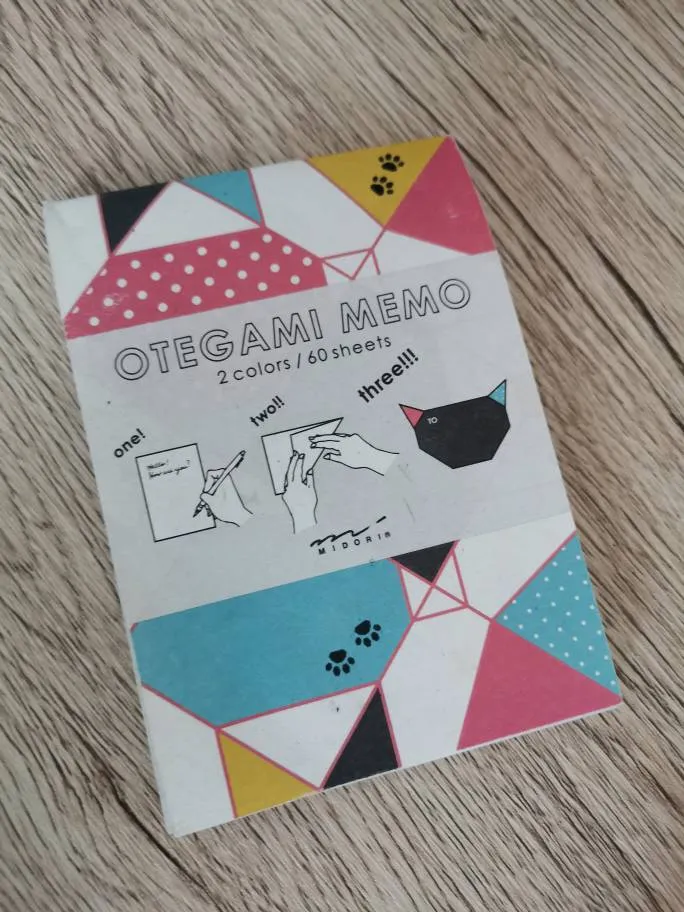 Cat Origami Memo Pad photo 1