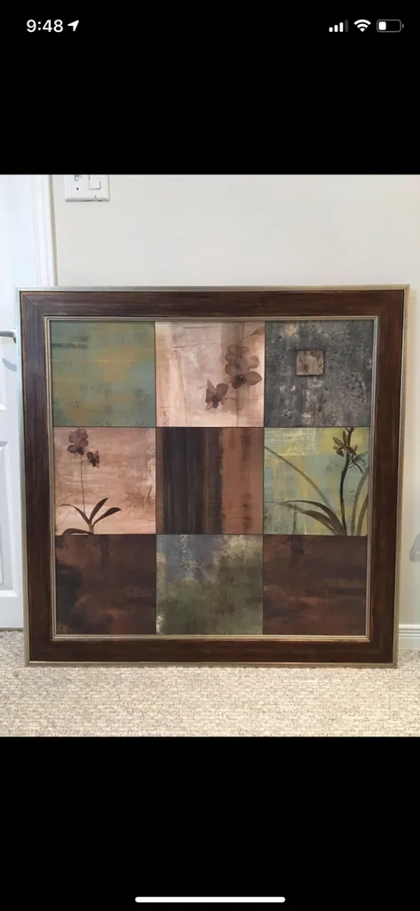 Large Floral Abstract Art photo 1