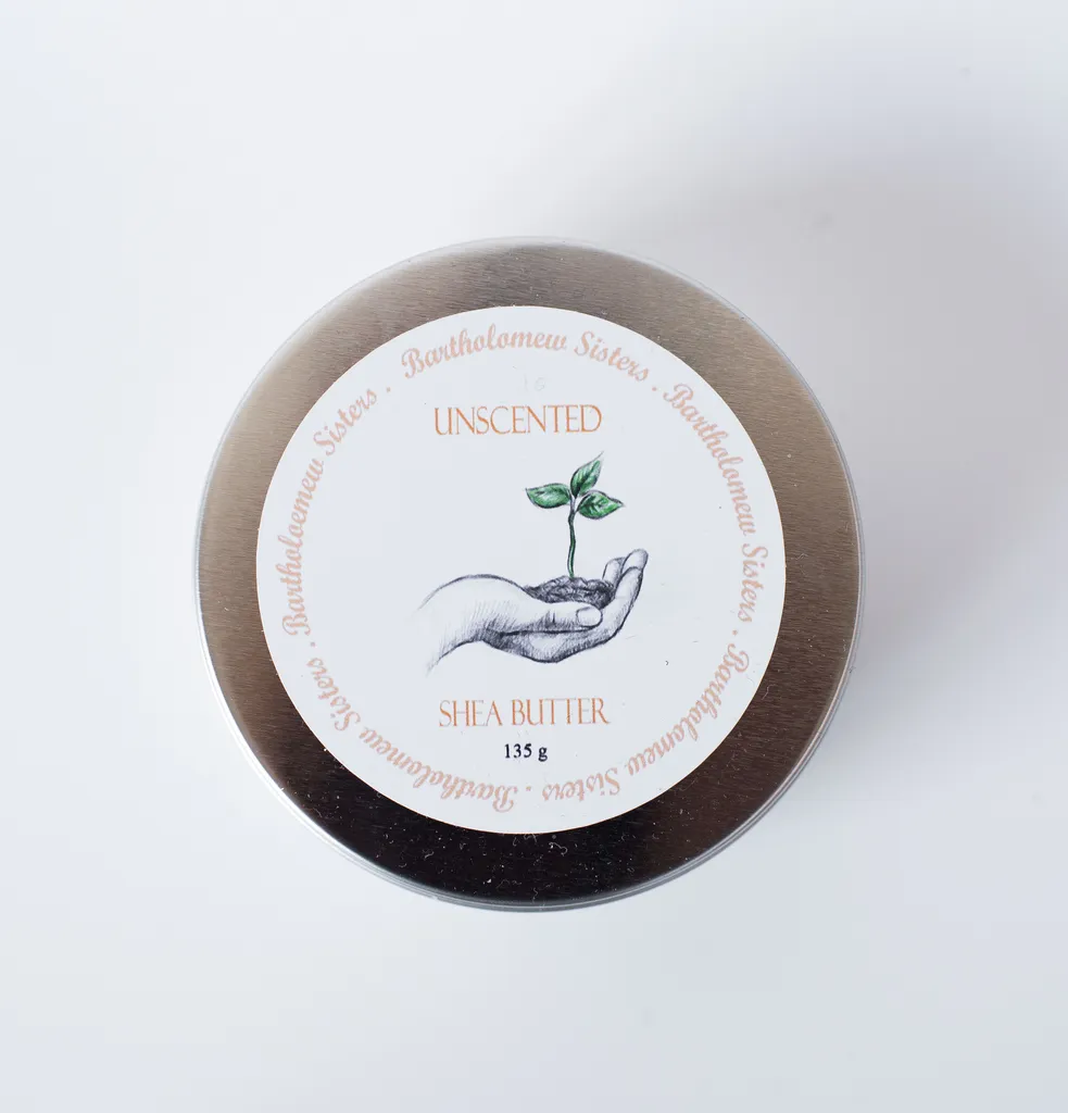 Handmade Vegan Unscented Shea Butter - 135 g photo 1