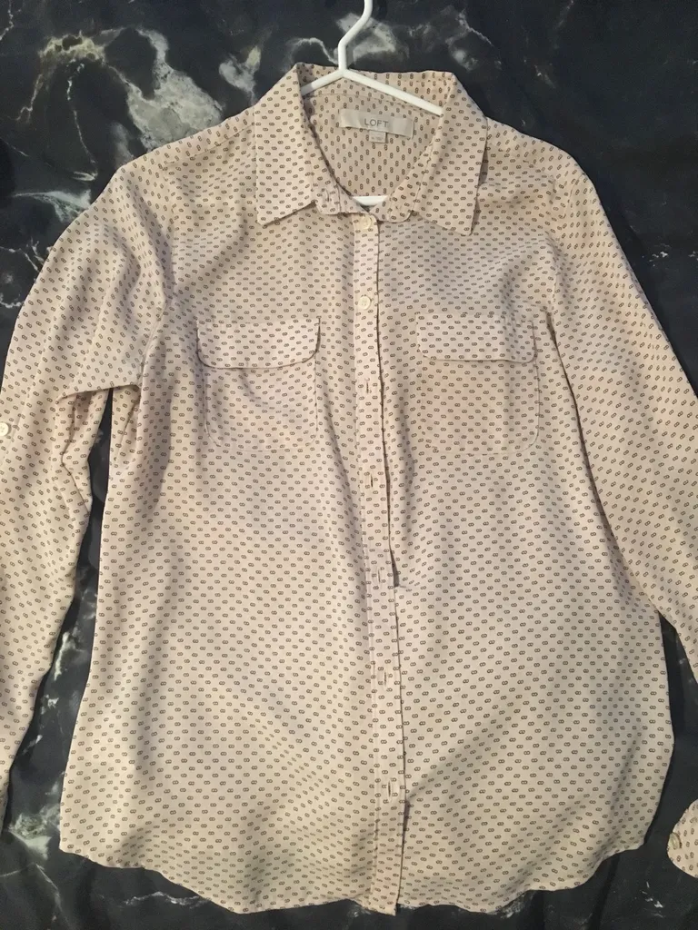 LOFT Pink Blouse photo 1