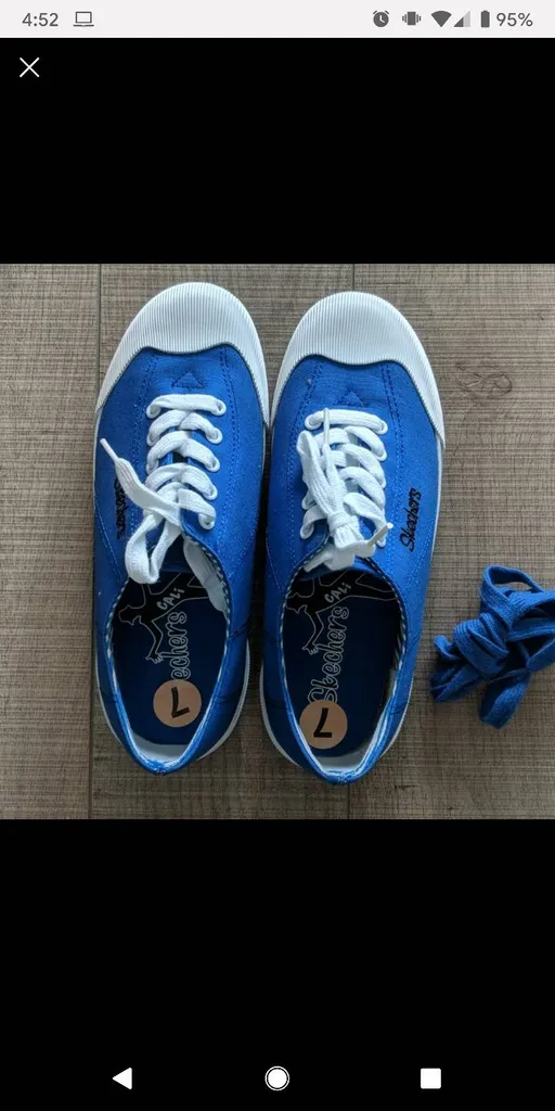 Blue Skechers Sneakers photo 1