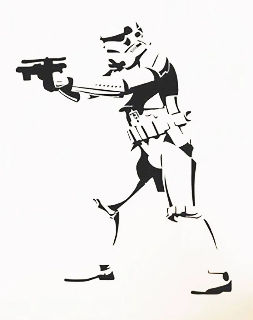 Stormtrooper Star Wars Vinyl Wall Decal photo 1