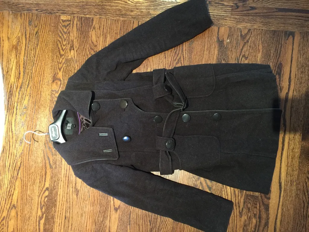 Long Brown Wool Coat photo 1