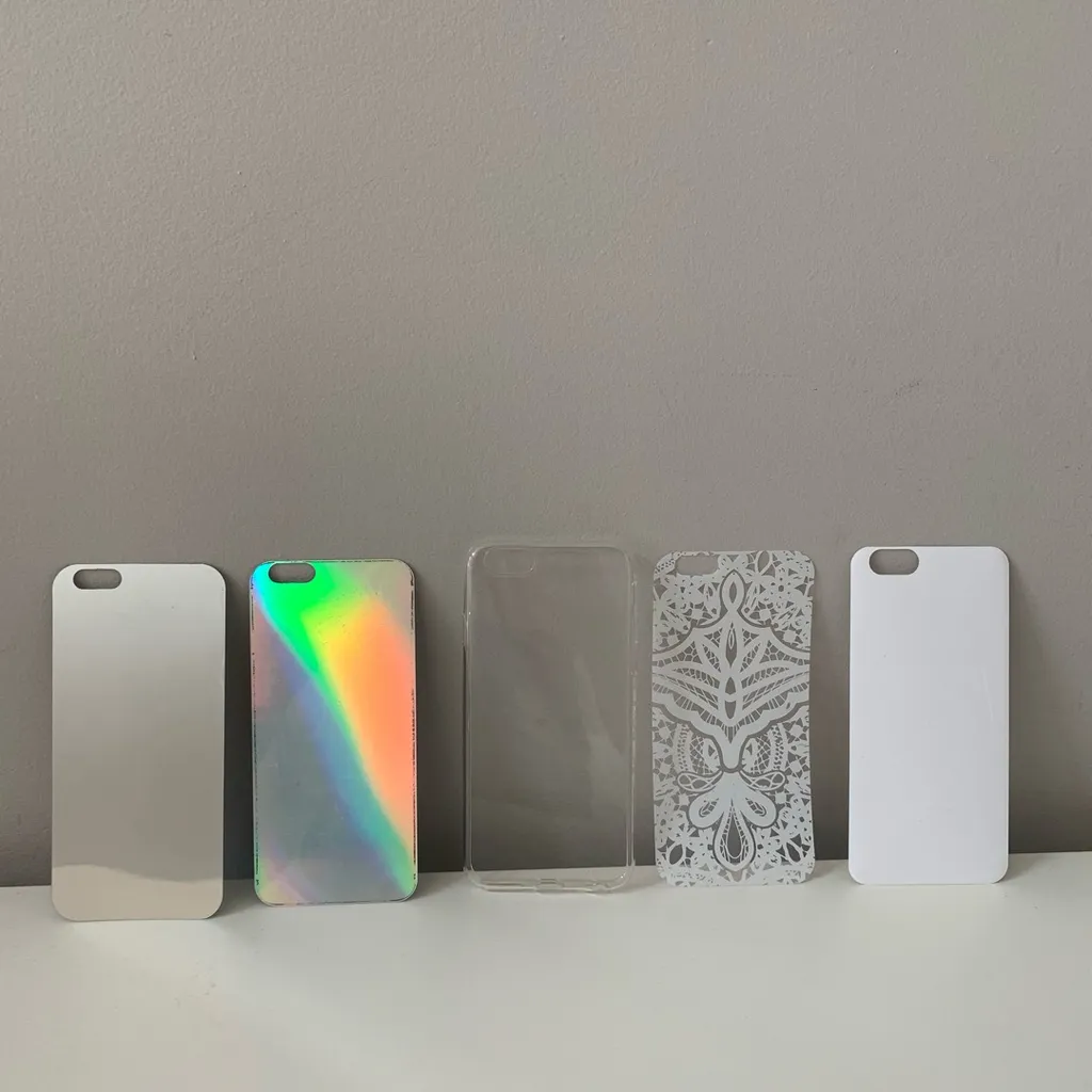 Clear iPhone 6/6s Silicone Case w/ inserts photo 1