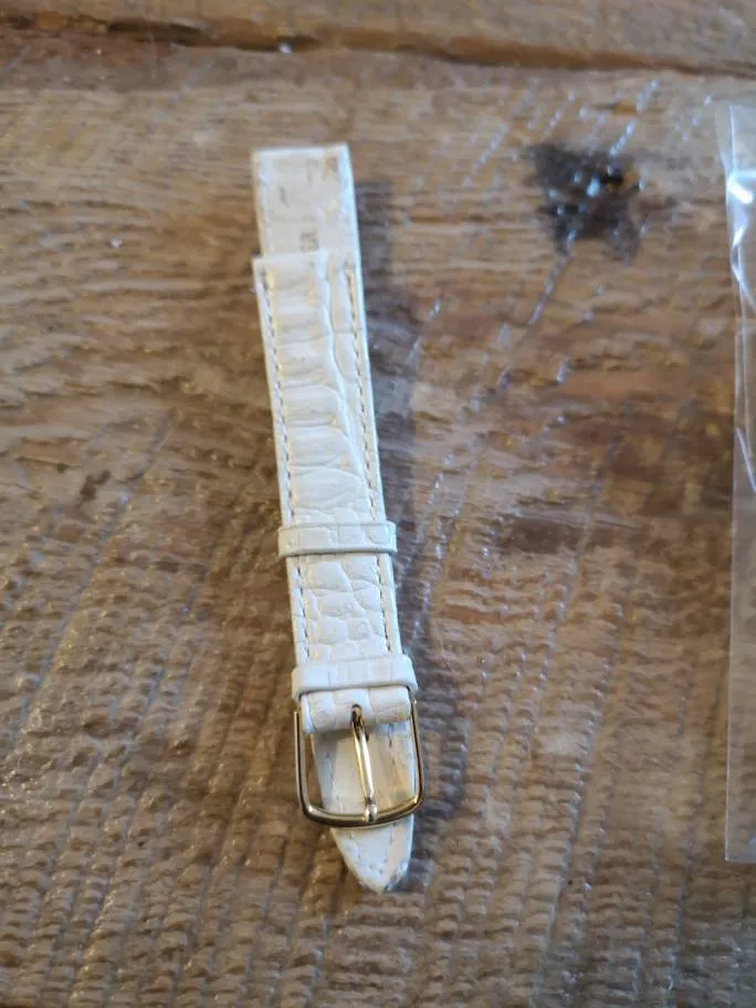 White & Beige Watch Bands photo 1