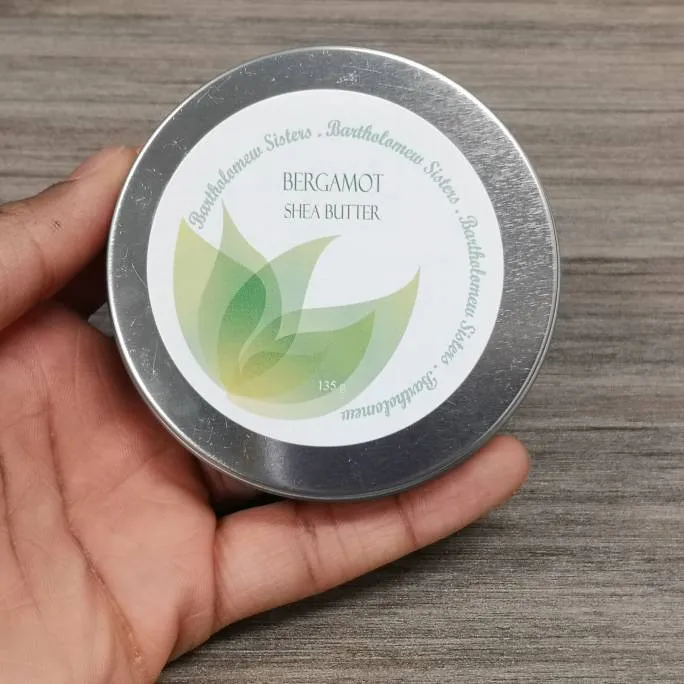 Handmade Vegan Bergamot Shea Butter - 135 g photo 1