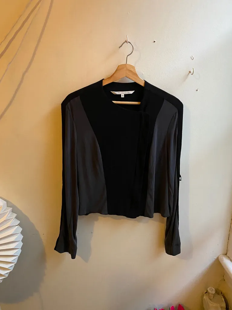 Black And Grey Zippered Jacket photo 1