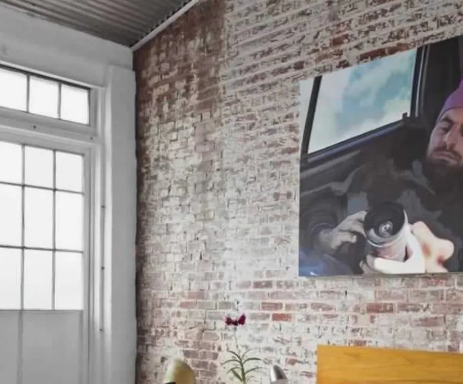 Installation of faux brick wall photo 1