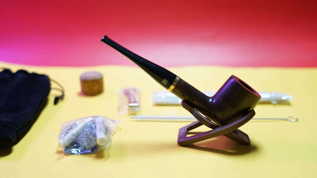 Old school smoking pipe photo 1